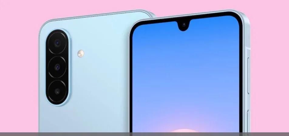 Samsung Galaxy A18 4G shown in Gray, Light Blue and Black color options