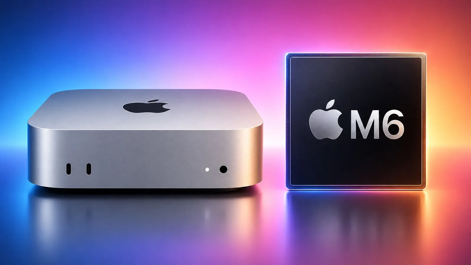 Apple Mac mini on a desk, expected to be the first device with the M6 chip
