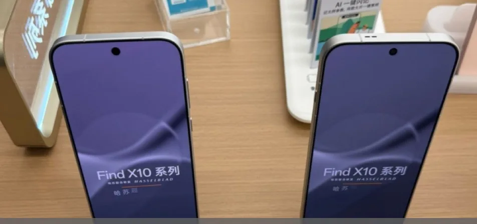 Oppo Find X10 -sarjan esittelylaitteet kiinalaisessa myymälässä ennen julkaisua