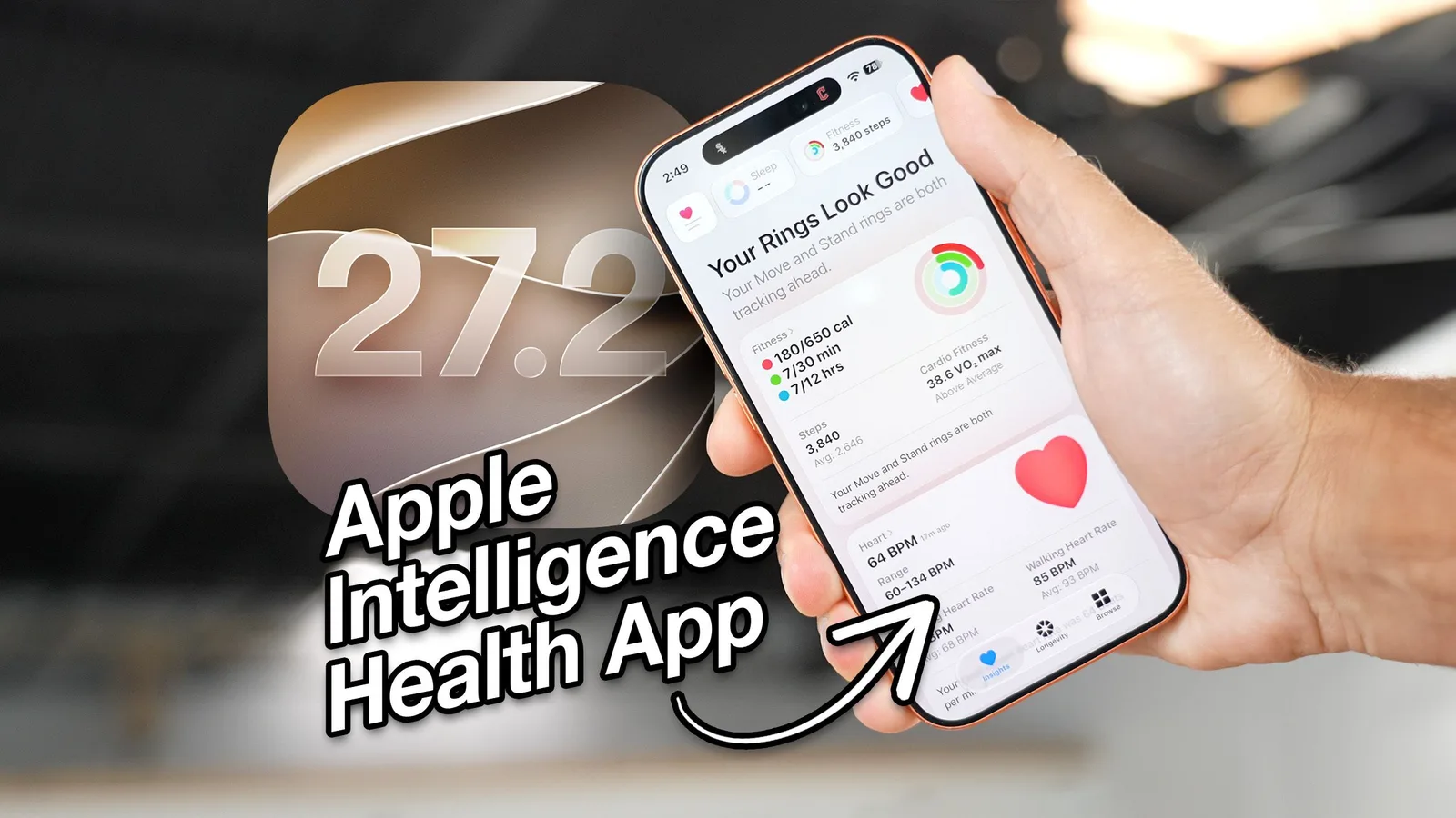 Uudistettu Applen Terveys-appi iPhonessa Insights- ja Longevity-välilehtineen