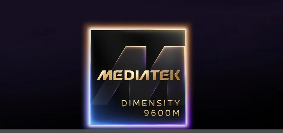 MediaTek Dimensity 9600M smartphone chipset product graphic