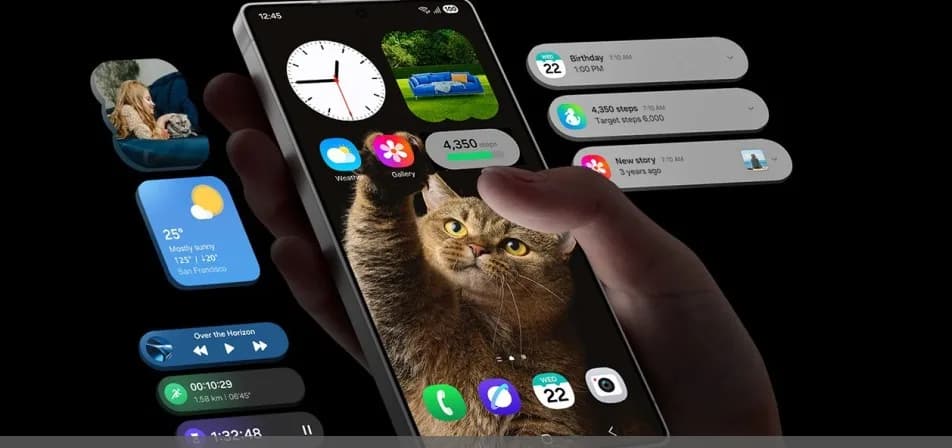Samsung Galaxy S25 und Galaxy Z Fold7 für das One-UI-9-Update