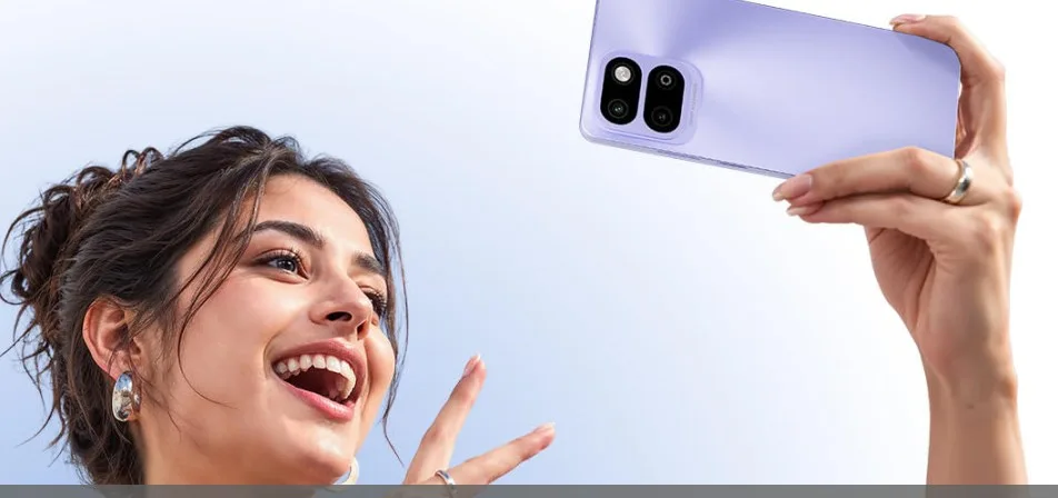 Lava Bold N4 Pro smartphone showing its large display and rear camera
