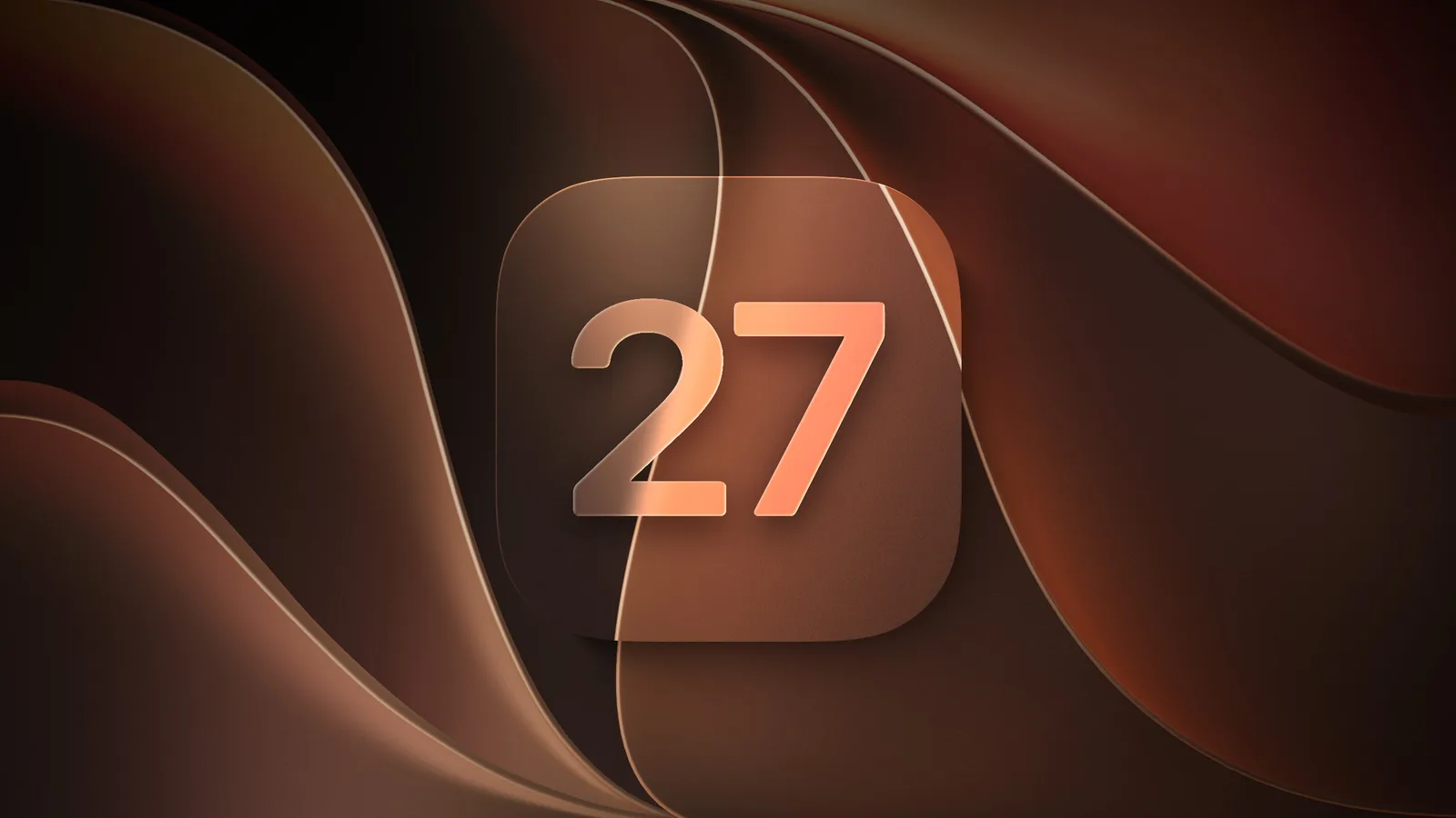 iPhone som visar skärmen för programuppdatering till iOS 27