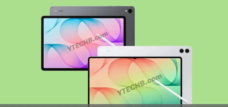 Geleaktes Rendering der Samsung-Tablets Galaxy Tab S12 Ultra und Tab S12+