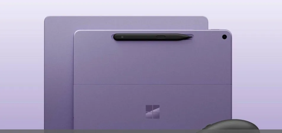 Планшет Microsoft Surface Pro и Surface Laptop в цветах Platinum, Black и Violet