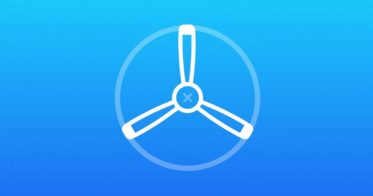 横向き表示のiPhoneに表示されたTestFlightアプリ