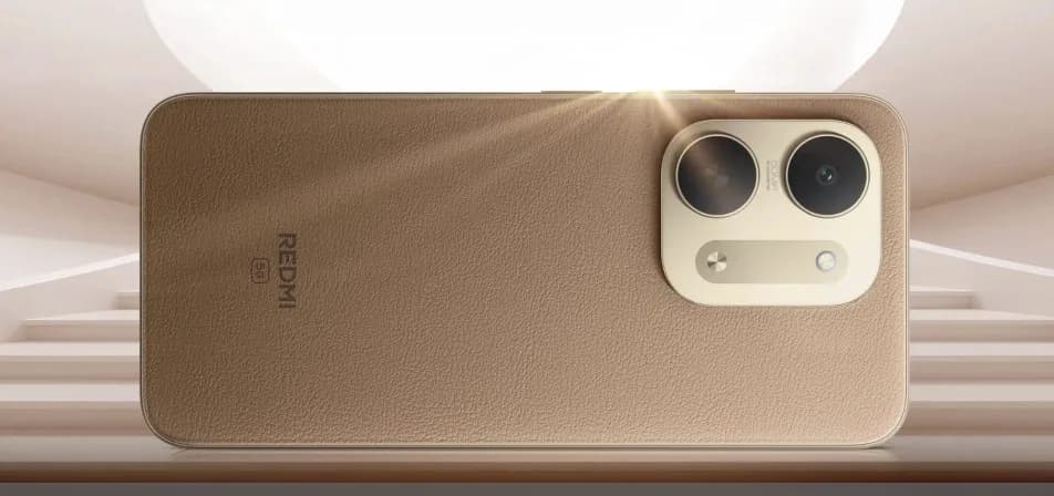 Redmi 17C 5G-smartphone i färgerna för lanseringen i Indien