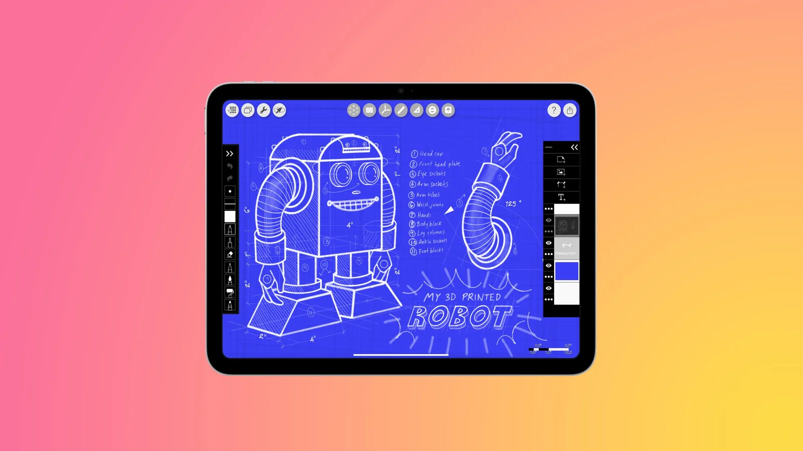Apples prisvärda iPad mot en enkel bakgrund