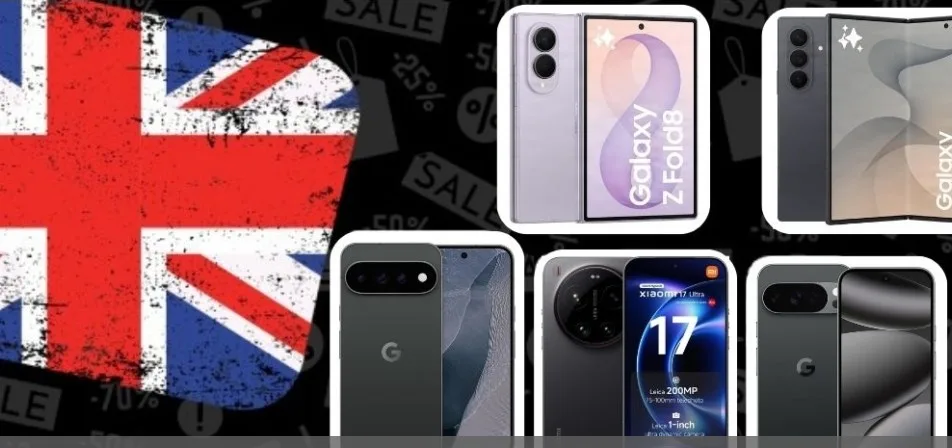 Google Pixel 11、Samsung Galaxy Z Fold8、Xiaomi 17を並べて表示