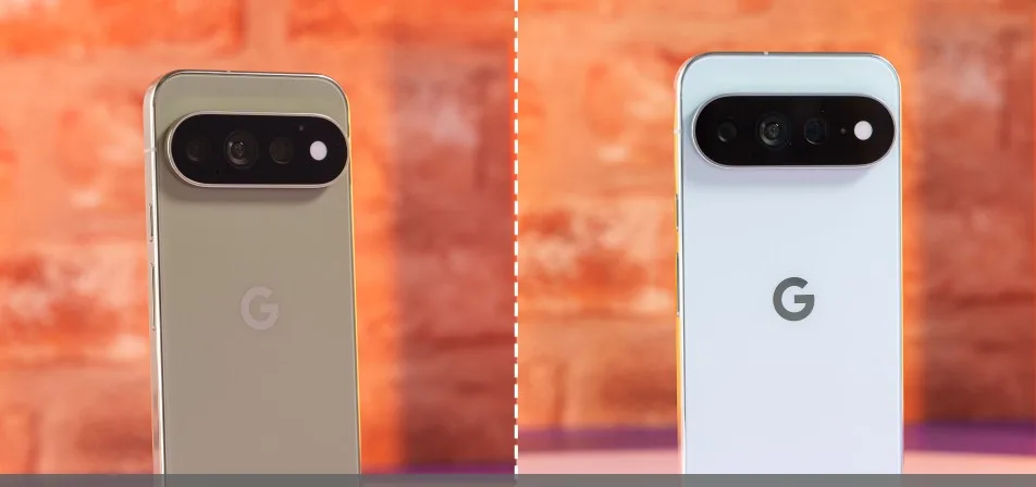 Smartphones Google Pixel 11 Pro et Pixel 11 Pro XL présentés côte à côte