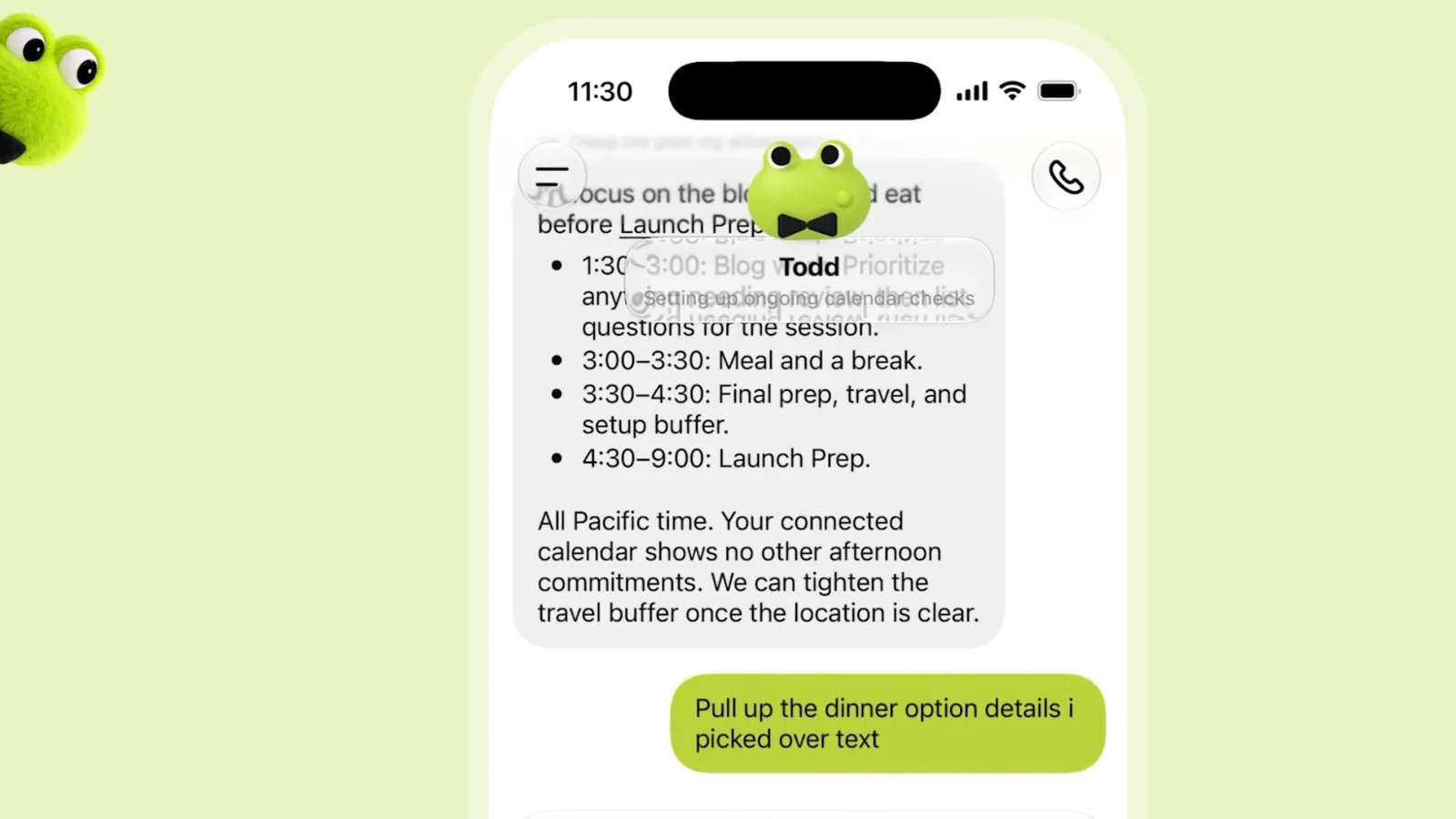 OpenAI Dots -aina aktiivisen tekoälyagentin käyttöliittymä tietokoneella ja mobiililaitteella