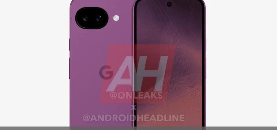 Lekkert CAD-bilde av Google Pixel 11a med kjent telefondesign og kameraområde
