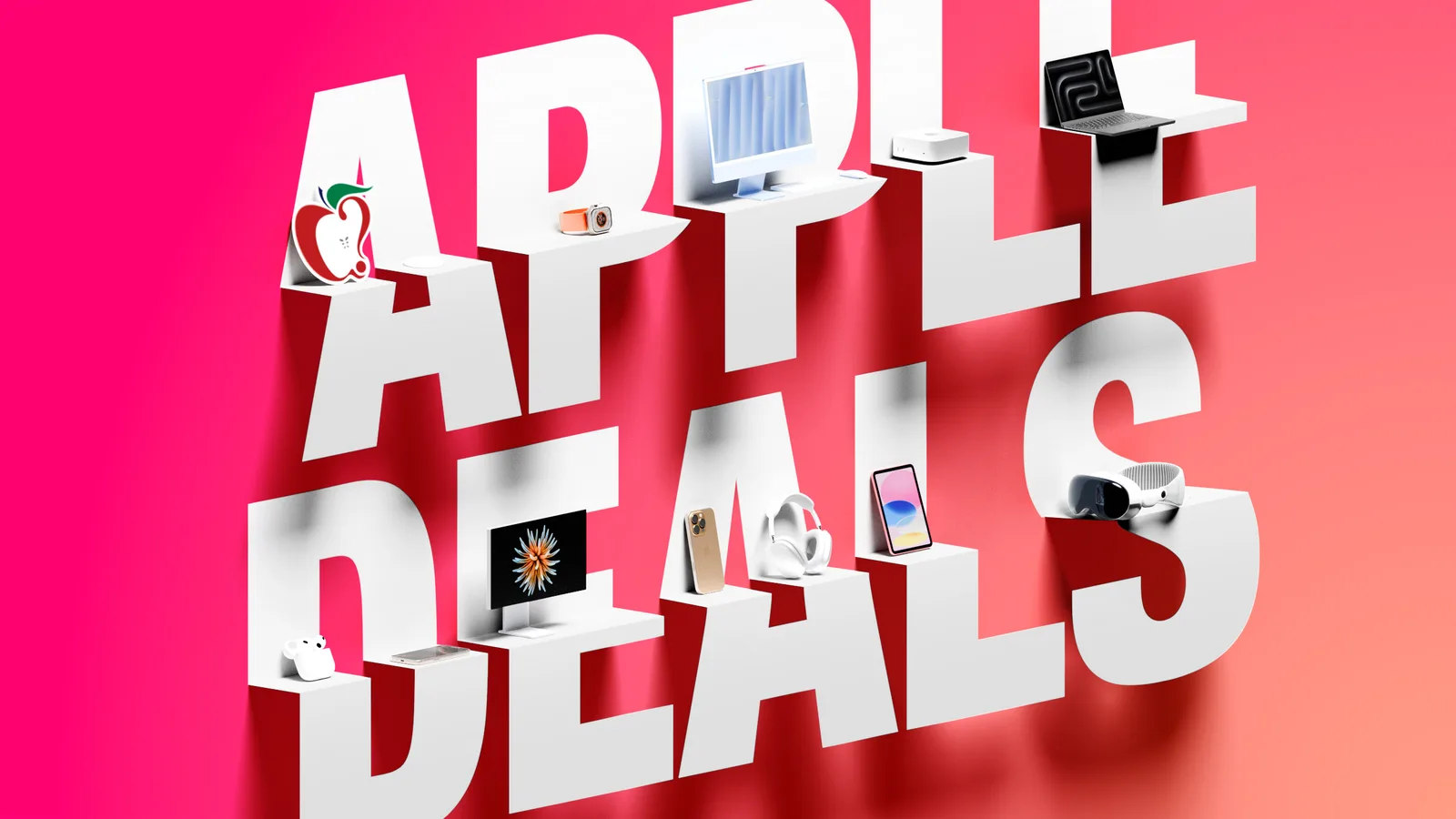 Cuffie e kit Beats 360 accanto a computer Apple Mac in offerta
