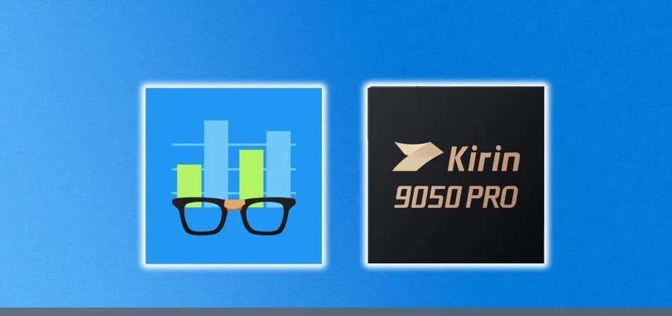Huawei Mate 90 Pro Max-smarttelefon som illustrerer benchmark-testing av Kirin 9050 Pro