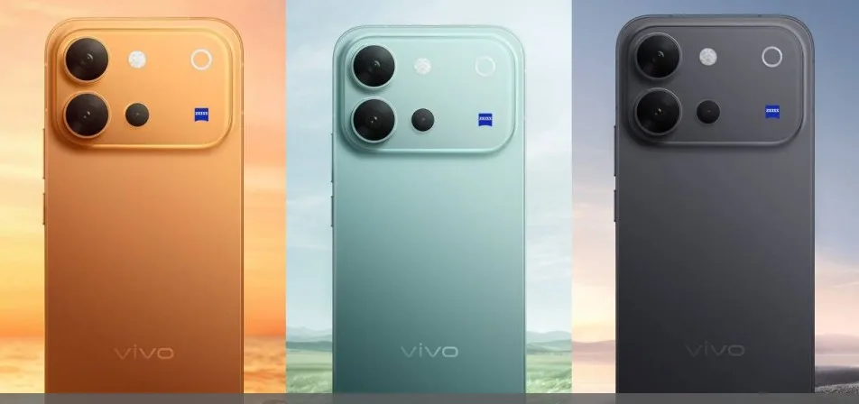Smartphone vivo V80 présenté dans ses coloris avant son lancement le 6 octobre