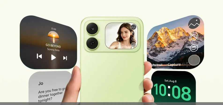 Honor Play20C mit rückseitigem Touchscreen und Kameramodul