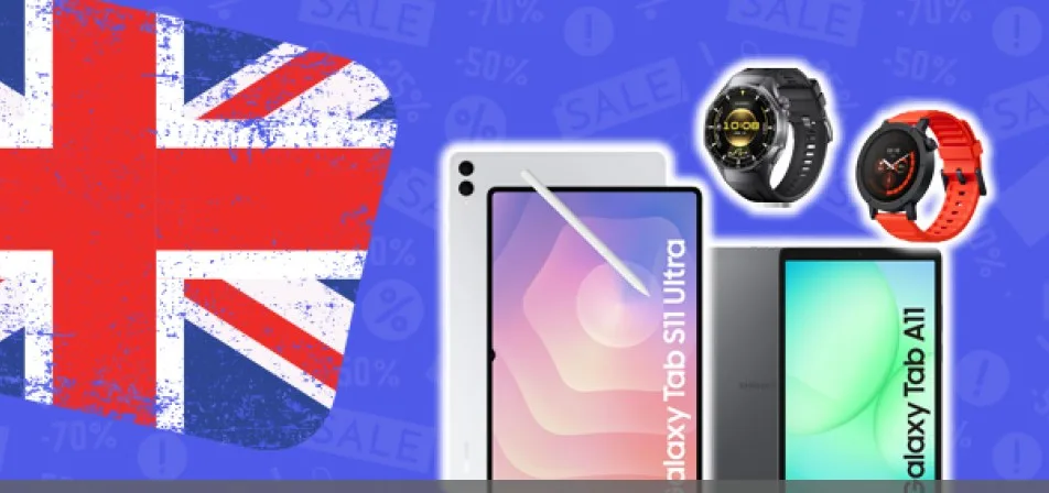 Amazonin Britannian Prime Day -tarjouksiin kuuluvia tabletteja ja älykelloja