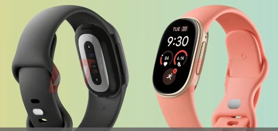 Geleaktes Renderbild des Fitbit Edge in einer der gemeldeten Farbvarianten