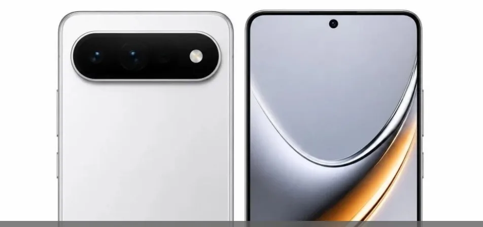 Rendu ayant fuité de la supposée Redmi Turbo 6 Max avec une barre photo arrière horizontale