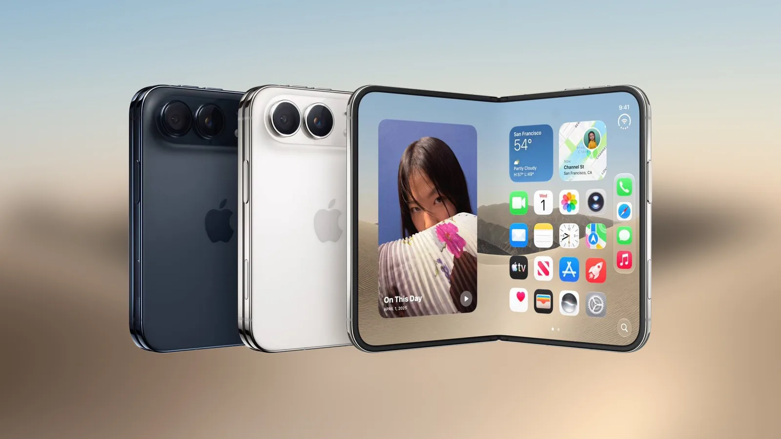 iPhone Duo med en personlig Hello-skjerm som viser kjøperens navn