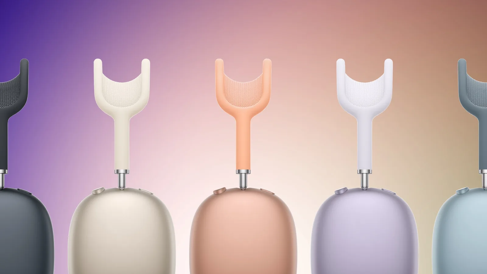 Applen AirPods Max 2 -kuulokkeet esillä useissa saatavilla olevissa väreissä