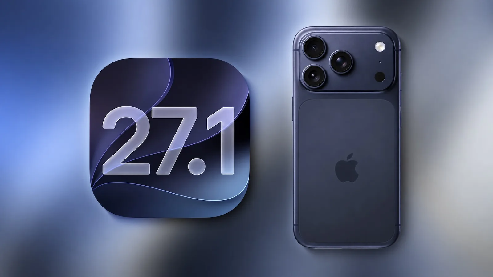iPhone displaying the iOS 27 home screen with Siri and app icons
