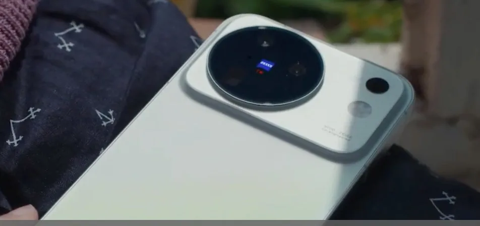 vivo X500 rear design showing a circular camera island on a rectangular plateau