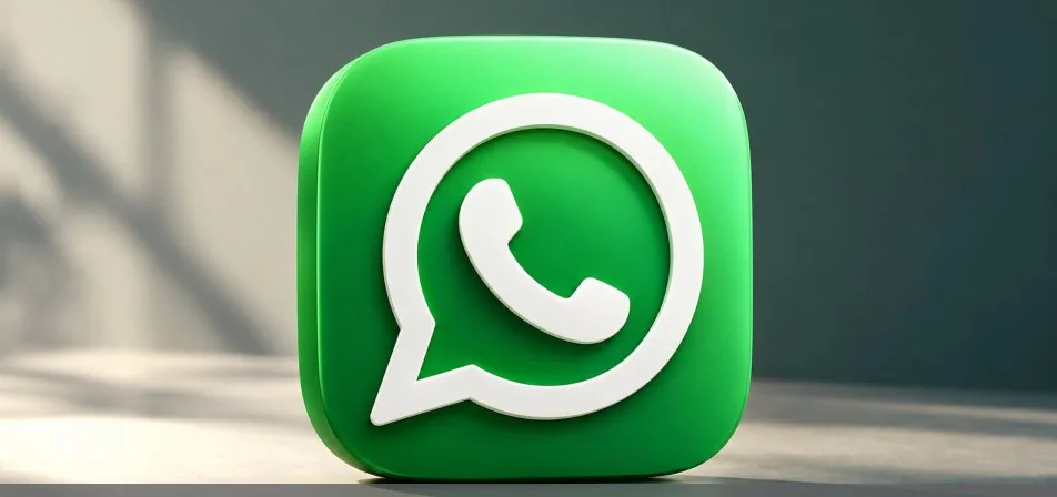 Pantalla de chat de WhatsApp con la función de mensajes programados en un teléfono Android