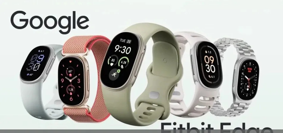 Monitor de fitness Google Fitbit Edge mostrando su pantalla AMOLED