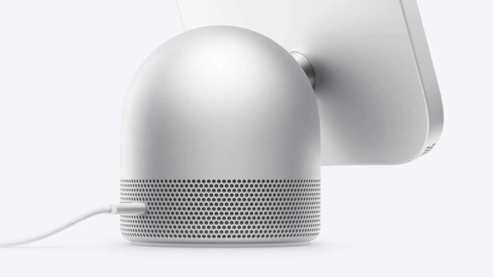 Apple HomeView smart home hub with built-in temperature and humidity sensors