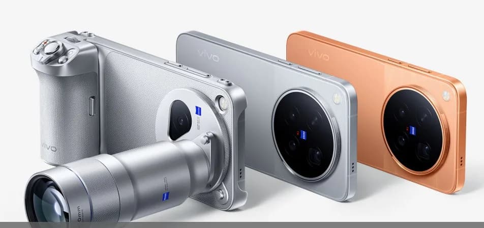 vivo X500 Pro and X500 Pro Max smartphones shown in European launch colors