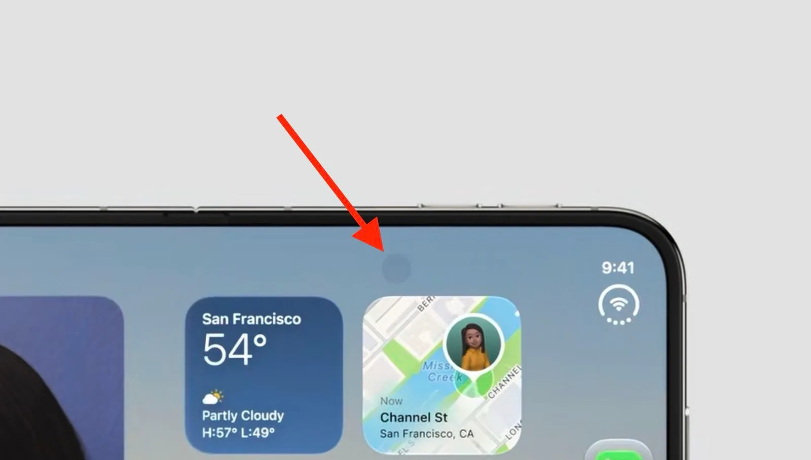 Apple's foldable iPhone Duo shown open with its dual displays and under-display camera visible
